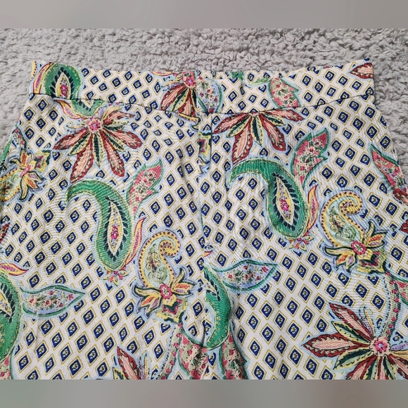 Zara Paisley Printed Flared Trousers - Picture 4 of 8